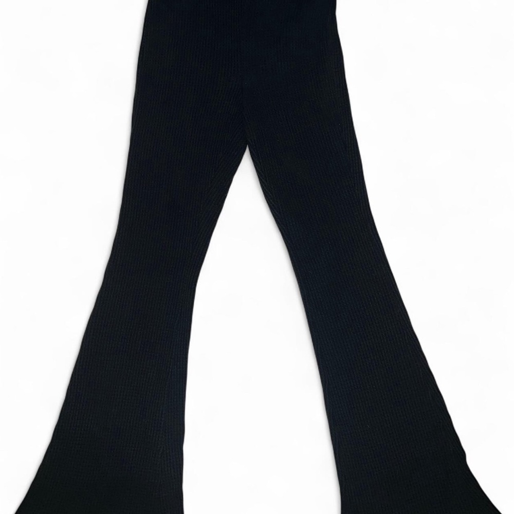 Aerie Black Flared Leggings